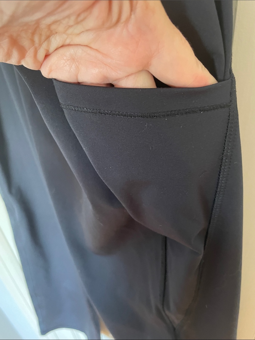 all in motion Black and Navy Boot-Cut Active Pants - 2 pairs for one price - Picture 3 of 6